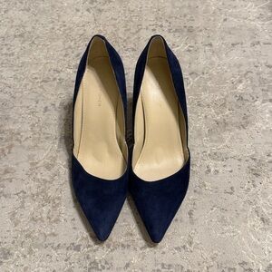 Marc Fisher Navy Suede Tuscany Pumps